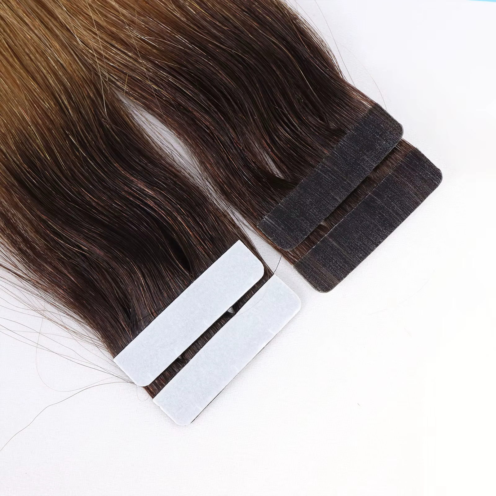 Extensions de bande de cheveux humains blonds