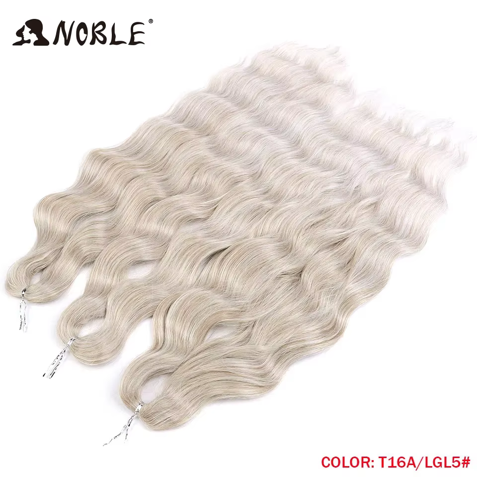 Extensions capillaires synthétiques Deep Wave 24 pouces-Noble