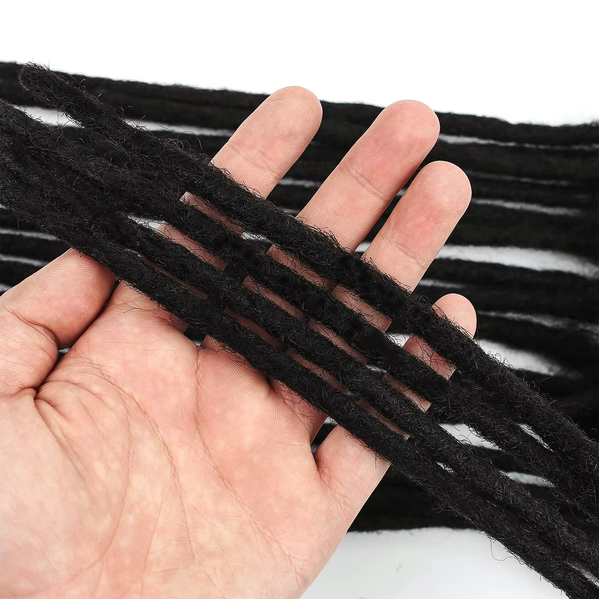 Extensions de dreadlocks noires naturelles