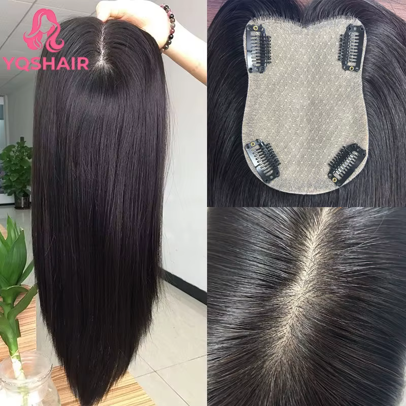 Perruque Lace Closure marron foncé 100% cheveux humains