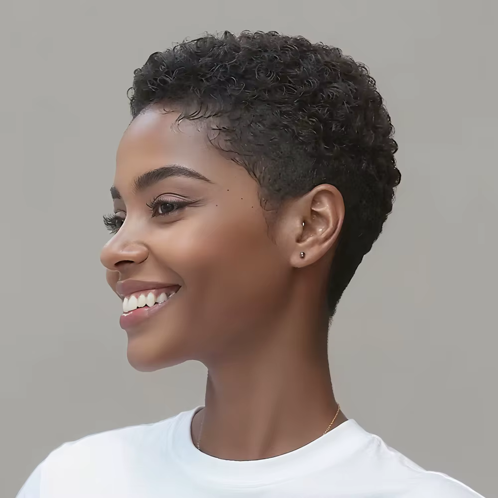 Perruque brésilienne Afro crépue bouclée