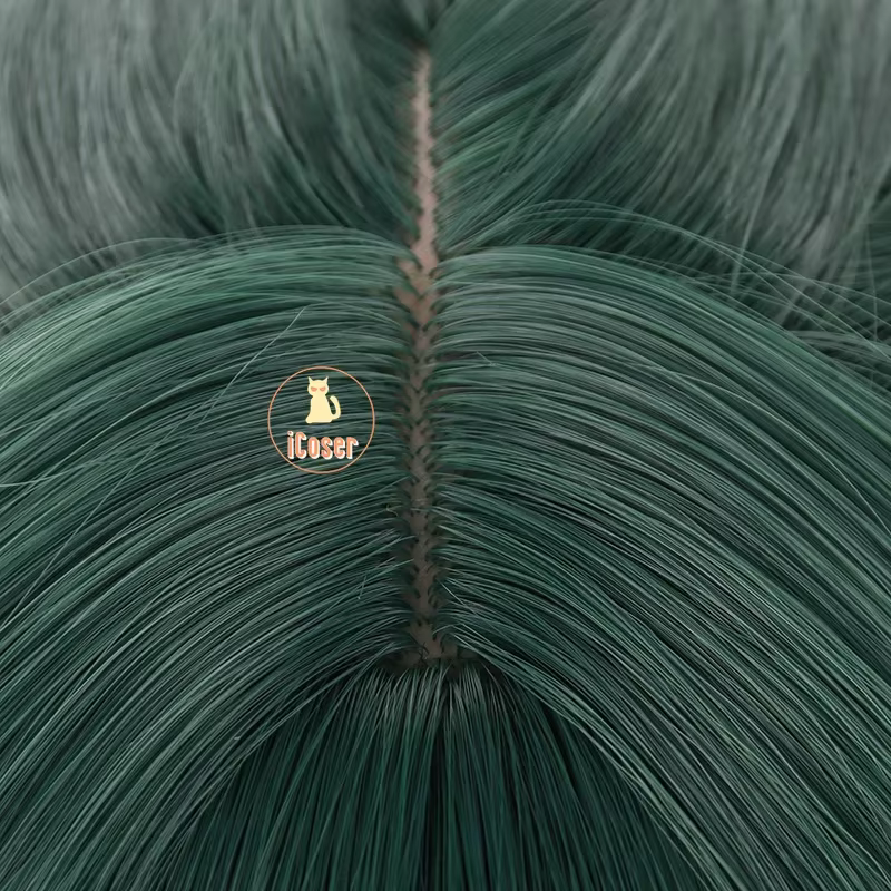 Maomao Cosplay perruque Anime l'apothicaire journaux vert foncé cheveux longs bleu arc chapeaux Kusuriya pas de Hitorigoto Halloween femmes