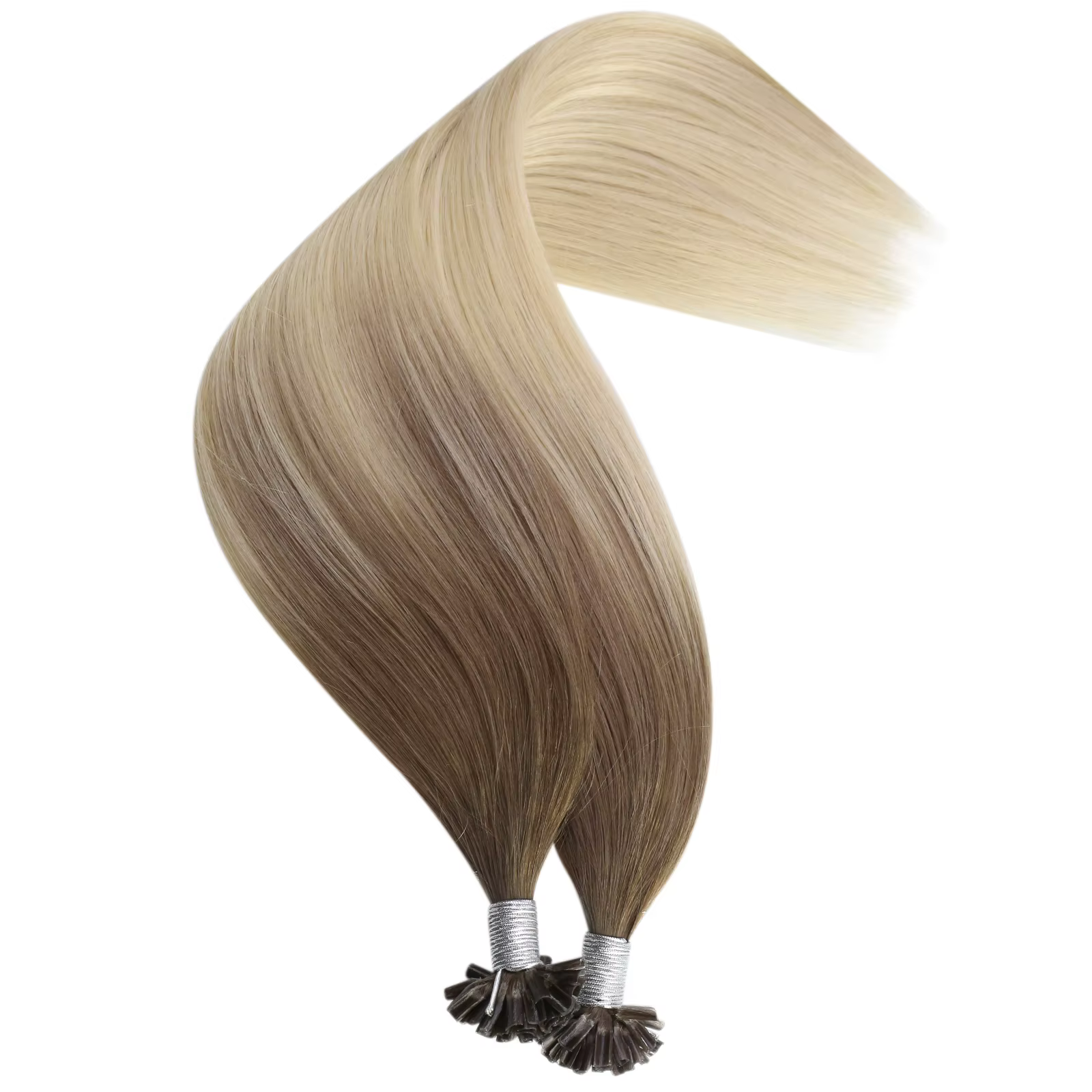 Extensions de cheveux humains pleine brillance U pointe Fusion