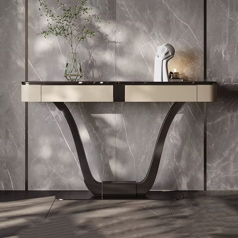 Table Console minimaliste moderne de luxe à la mode beauté Table Console nordique Design Hall d'entrée Woonkamer Tafel meubles