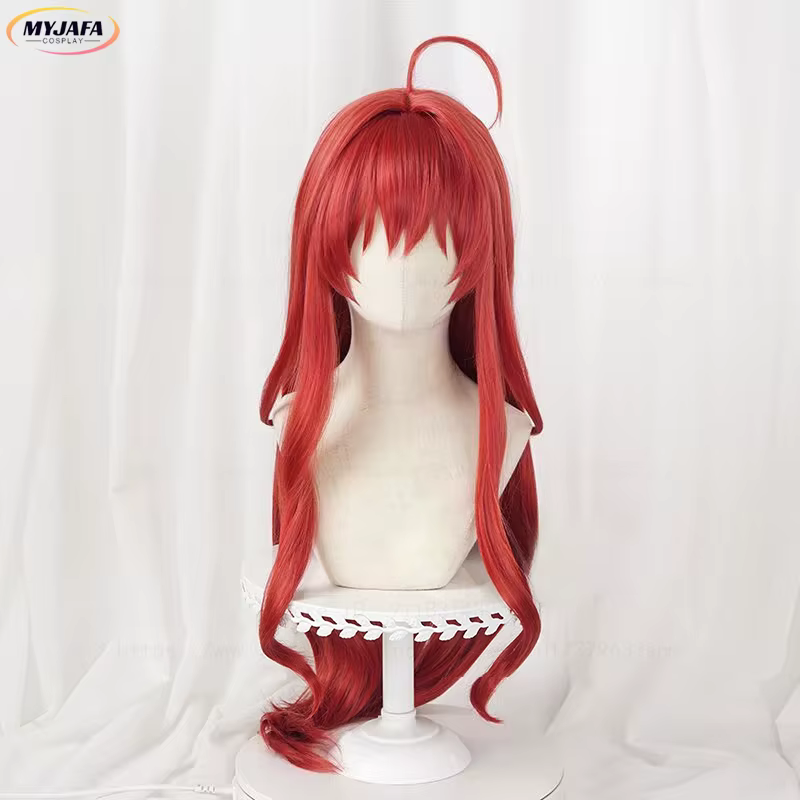 Perruque de Cosplay Anime Nakano Itsuki rouge