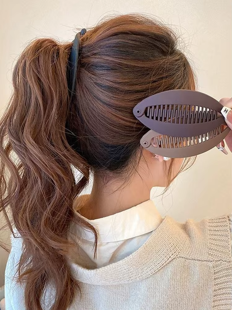1/3 pièces nouvelle pince à cheveux banane chignon haut pour femmes