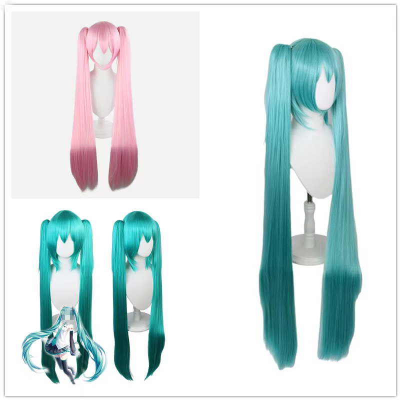 Perruque de cosplay Anime VOCALOID pour femmes