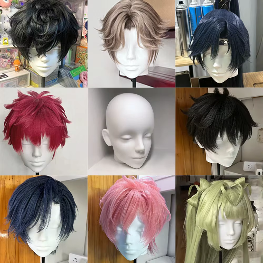 Tête de mannequin pour perruques