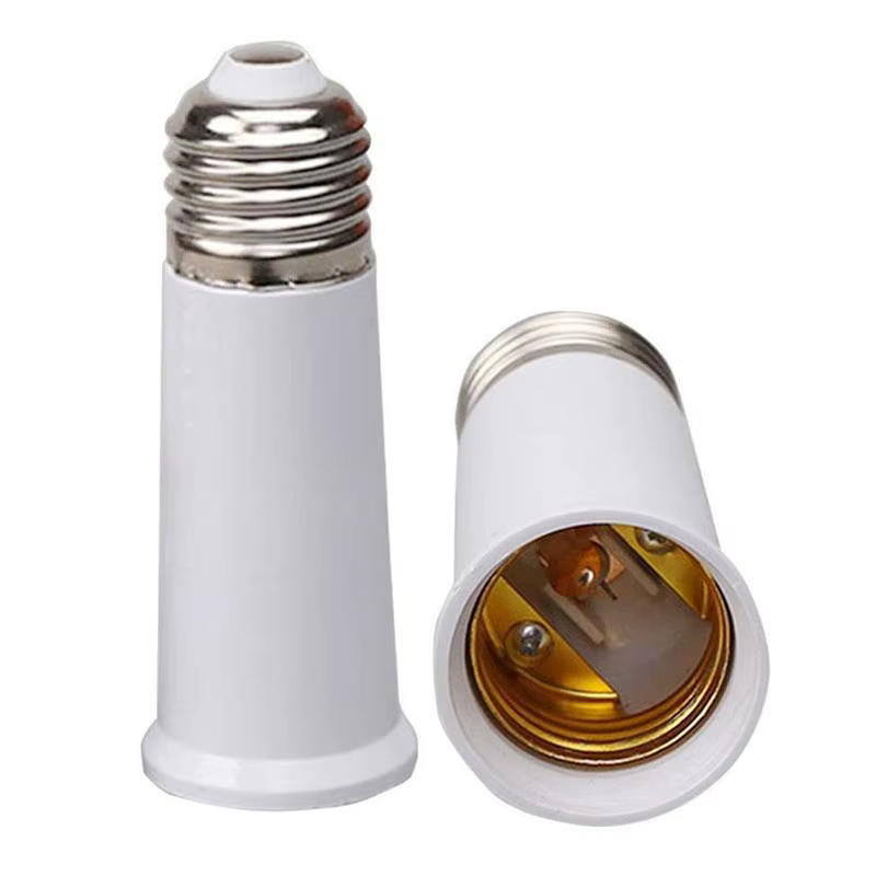 Câble d'extension de capuchon de cartouche E27 à E27 de 95mm, avec convertisseur adaptateur de douille de Base d'ampoule