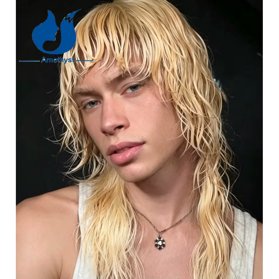 Perruque en cheveux humains brésiliens Remy 13x4 Lace Front pour hommes