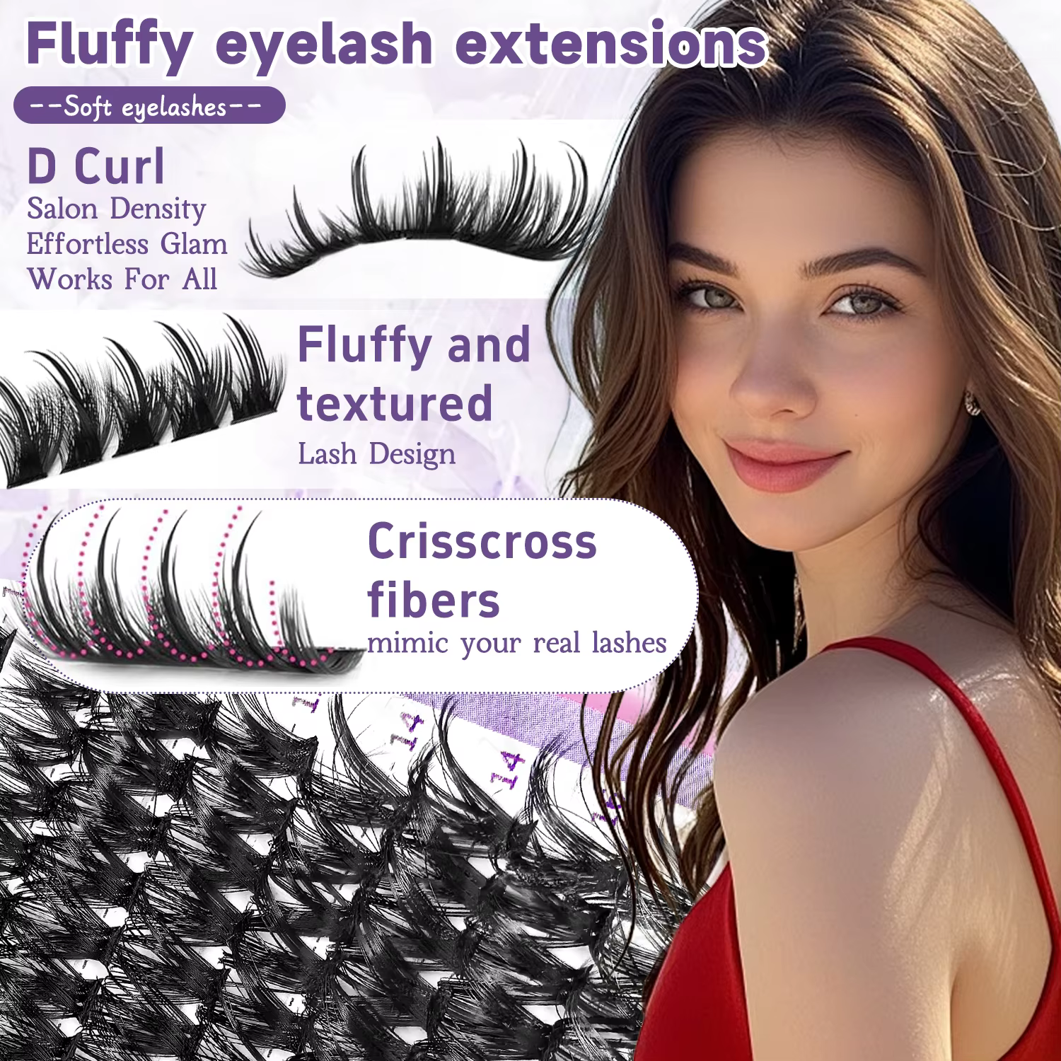 Kit d'extension de cils EIMMY