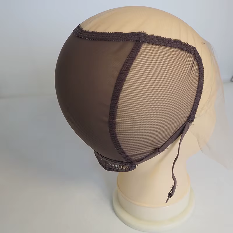 Bonnets de perruque avant en dentelle 13*6 pouces pour la fabrication de petites perruques réglables