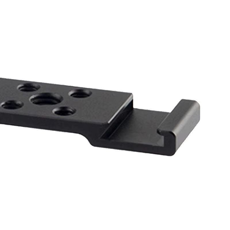 Barre d'extension triple en aluminium pour 3 supports griffe chaude et griffe froide pour appareil photo reflex numérique, hybride, microphone, éclairage LED vidéo et vlogging