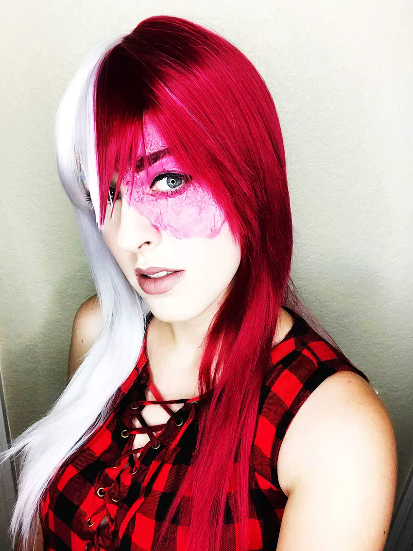 Perruques My Hero Academia Boku no Hiro Akademia Shoto Todoroki Shouto