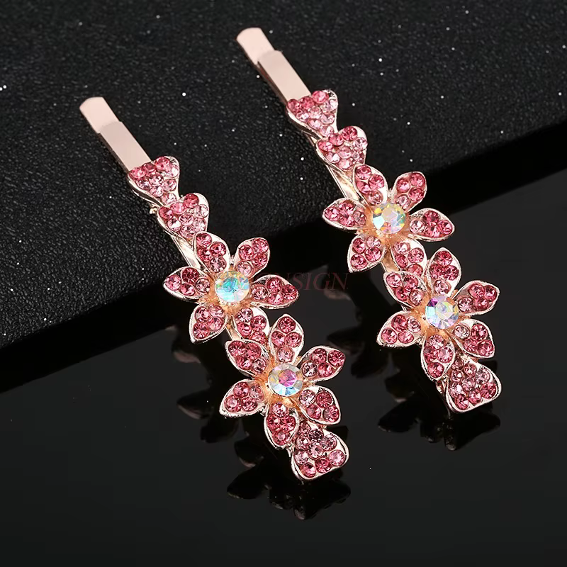 Pince à cheveux en cristal de diamant et accessoires pour cheveux