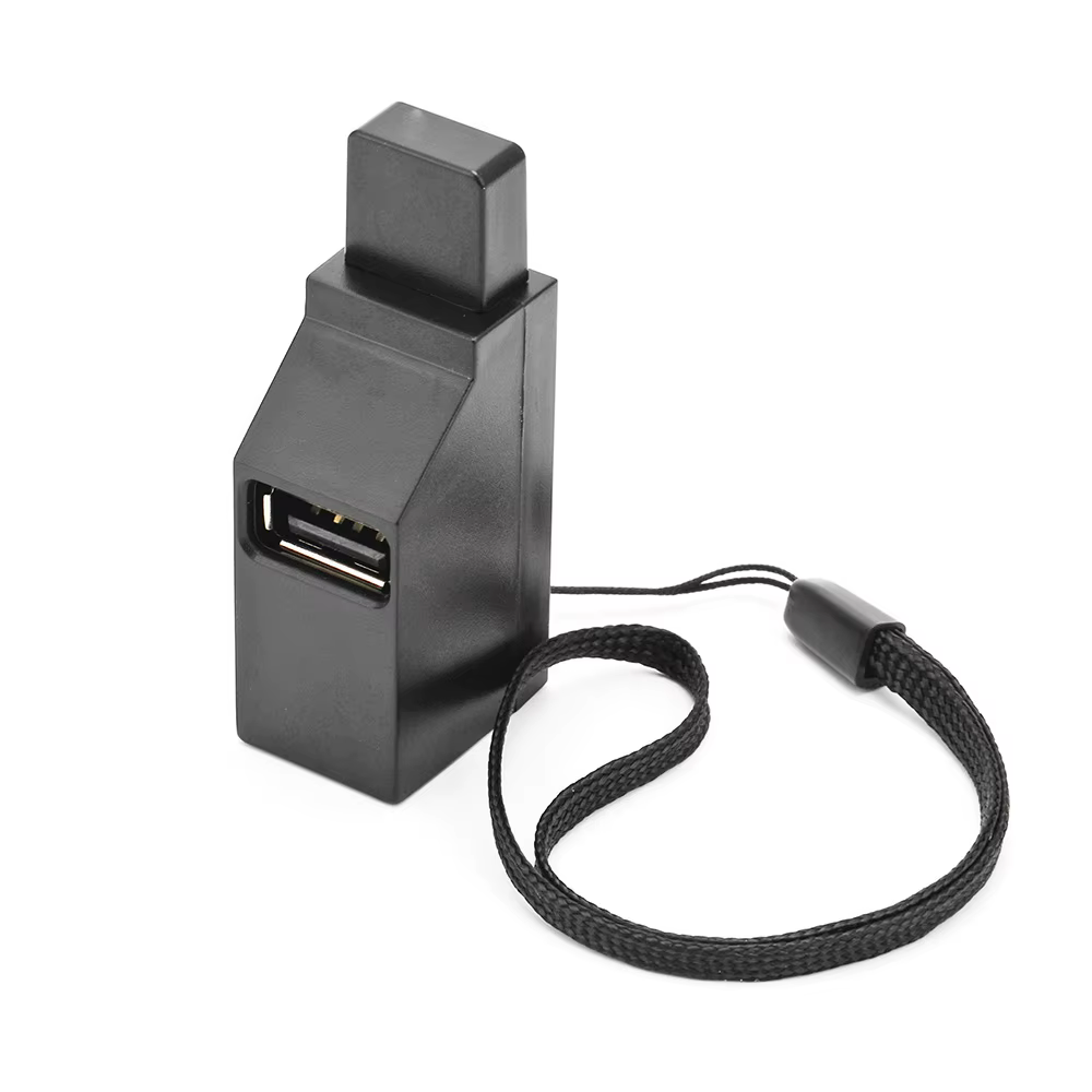 Adaptateur HUB USB 3.0, Mini boîtier séparateur 1 à 3 Ports USB 2.0 haute vitesse pour PC portable, lecteur de carte disque U