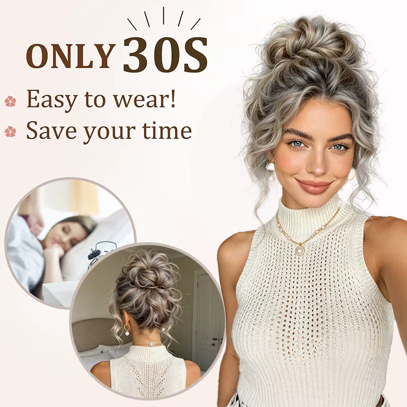 Pince à cheveux pour chignon désordonné
