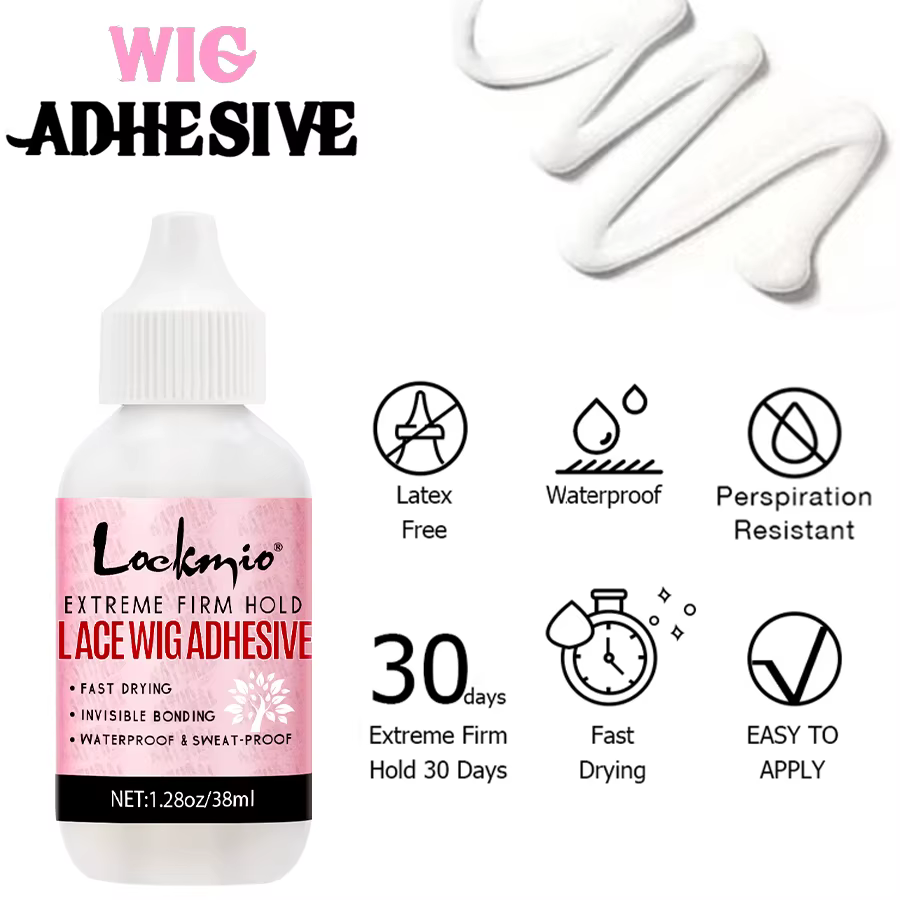 Colle adhésive imperméable pour perruques