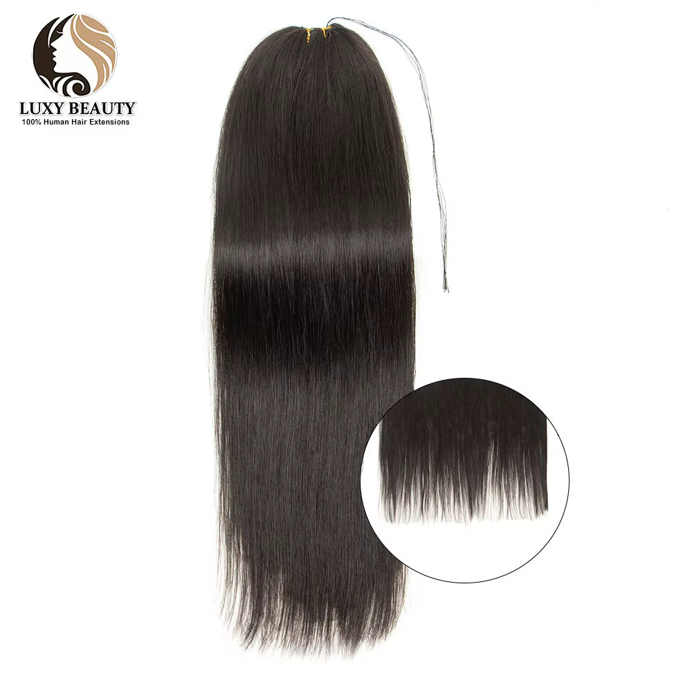 Extensions de Cheveux Humains avec Trame de Plumes