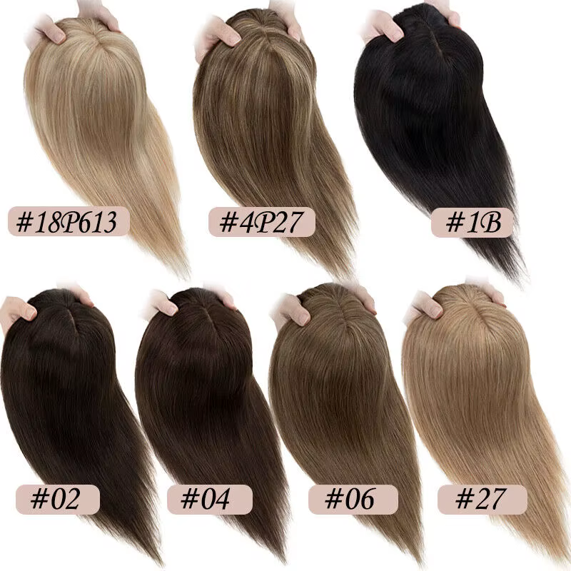 Topper de cheveux 100% humains, vendeur chaud en gros | Postiche à clipser | Article à déplacement rapide | Expédition prioritaire pour Dropshipping