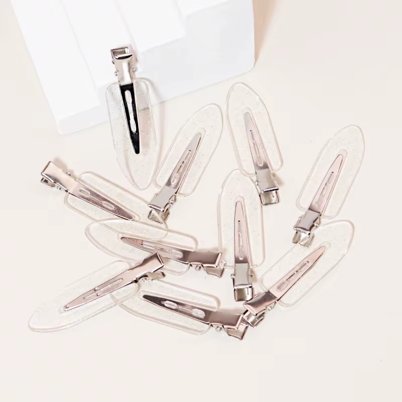 Pinces à cheveux transparentes sans couture pour filles