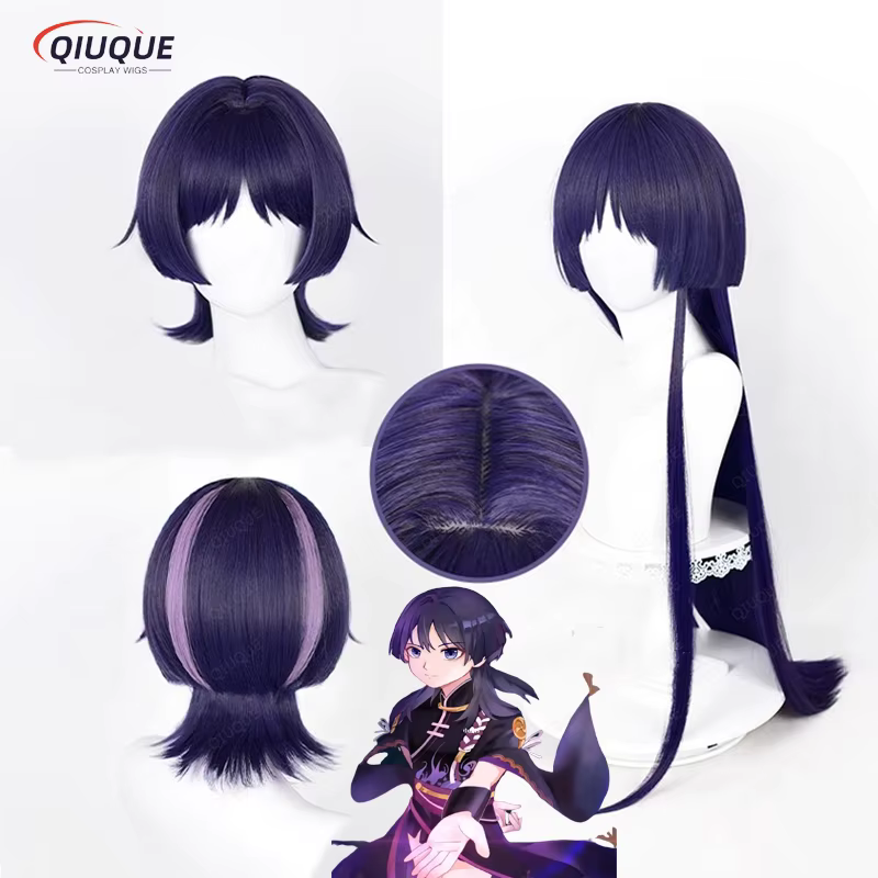 Game Impact planchers amouche Cosplay Perruque