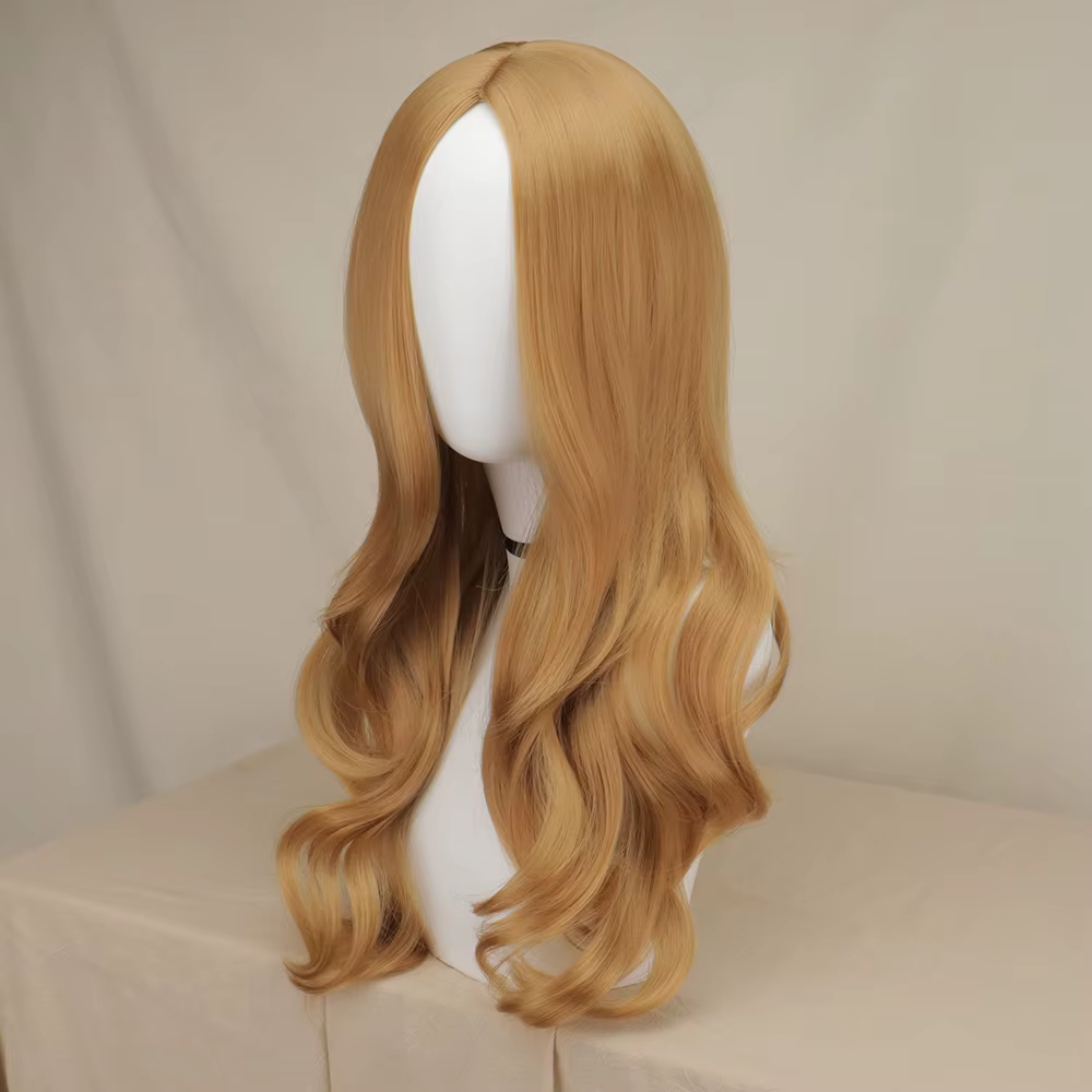 Perruque synthétique bouclée Megan Cosplay