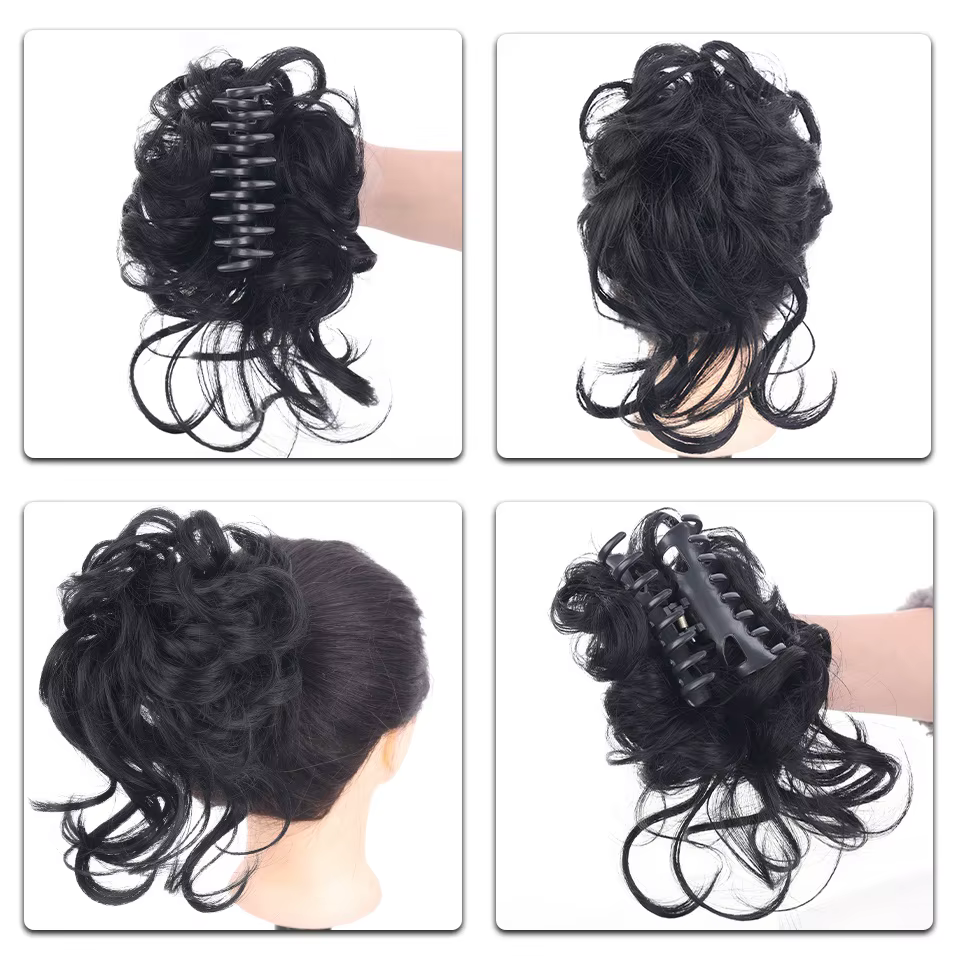 Chignon synthétique désordre