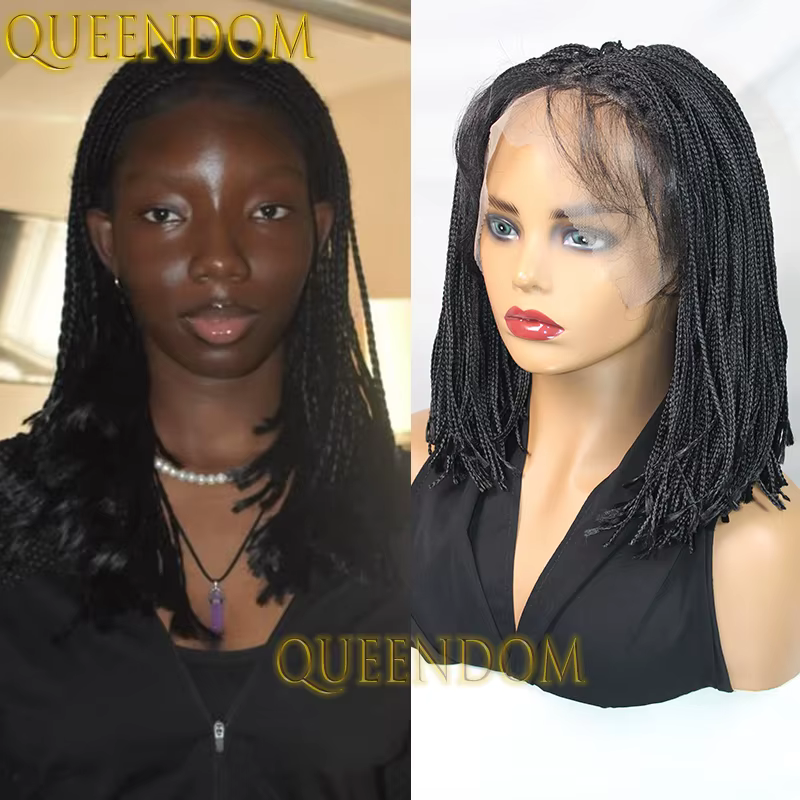 Perruque Dreadlock synthétique de 12 pouces pour femmes noires