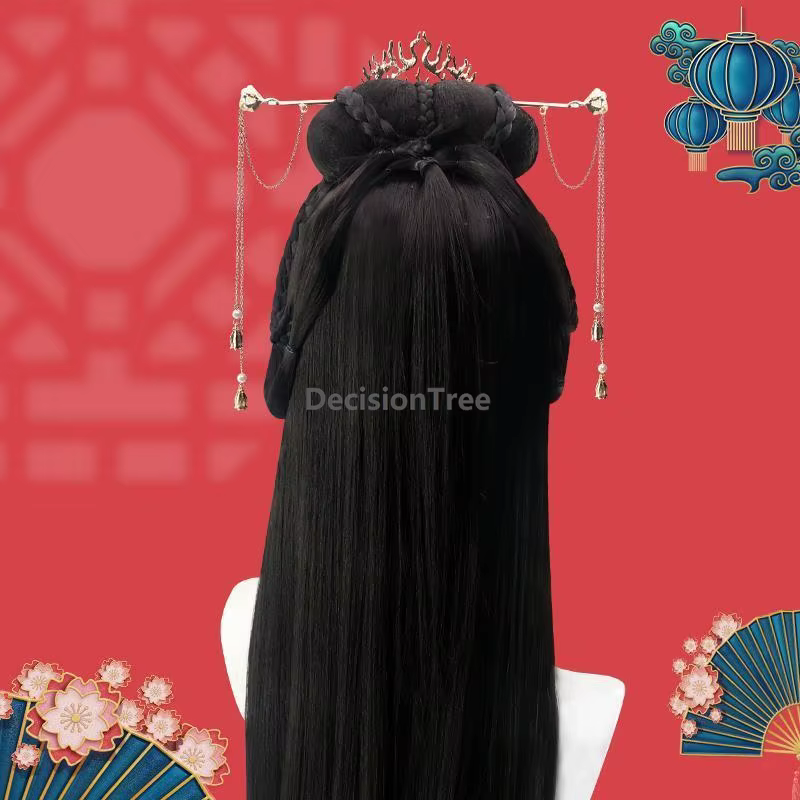 Perruque pour femme style dynastie Han chinoise 2026