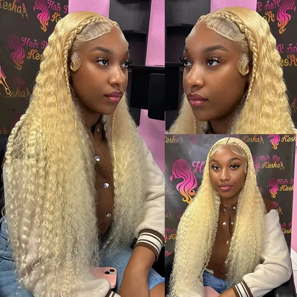 Nadine Blonde 613 dentelle avant perruques 13x6 Hd