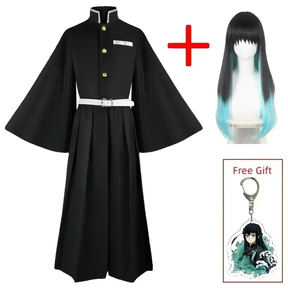Aime Tokitou Muichirou Cosplay Costume Kisatsutai uniforme perruque Halloween
