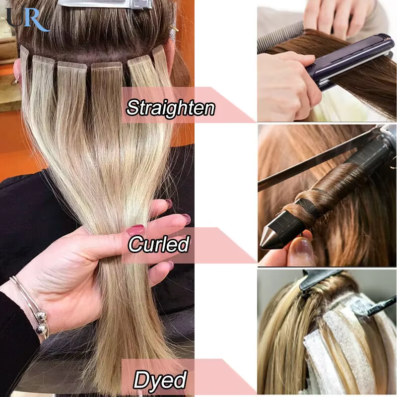 Extensions de cheveux 100% humains prédécoupées