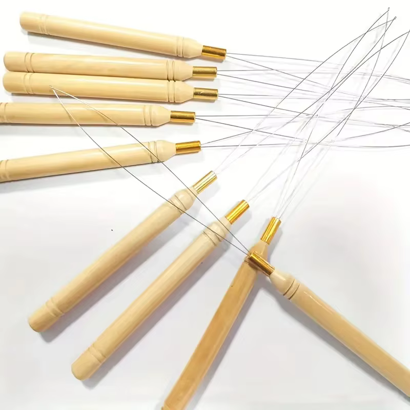 Outil de pose pour extensions capillaires : micro-anneaux
