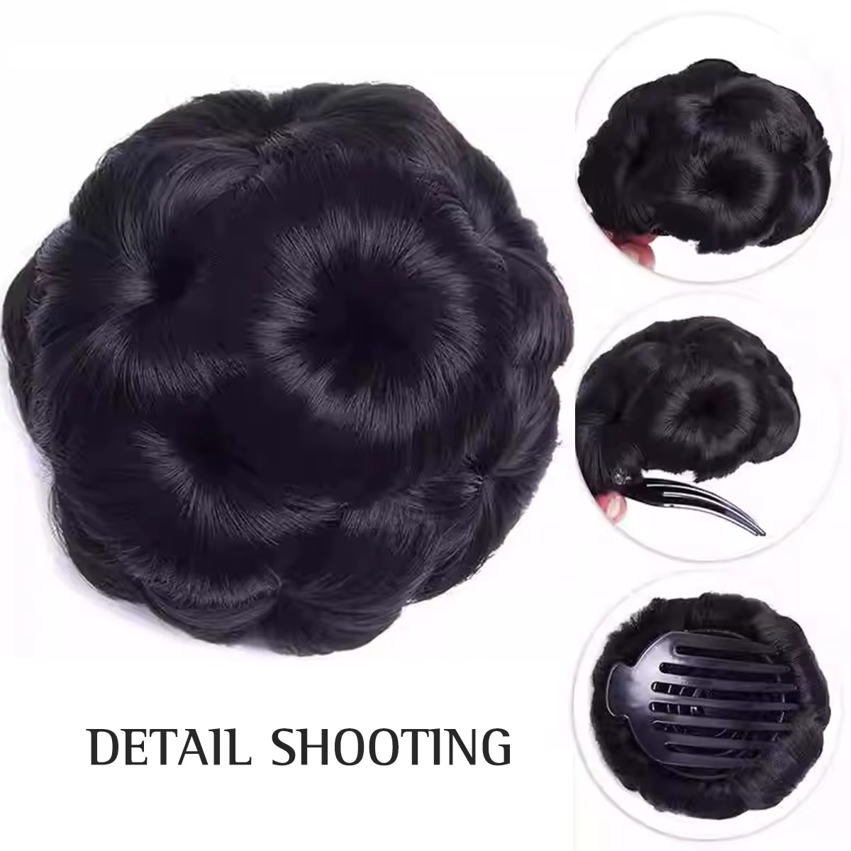 Les accessoires capillaires synthétiques à Clip sont naturels et faciles à prendre pour les Extensions de cheveux queue