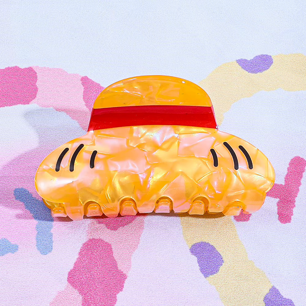 Pince à cheveux en acrylique mignonne pour les fêtes d'anime