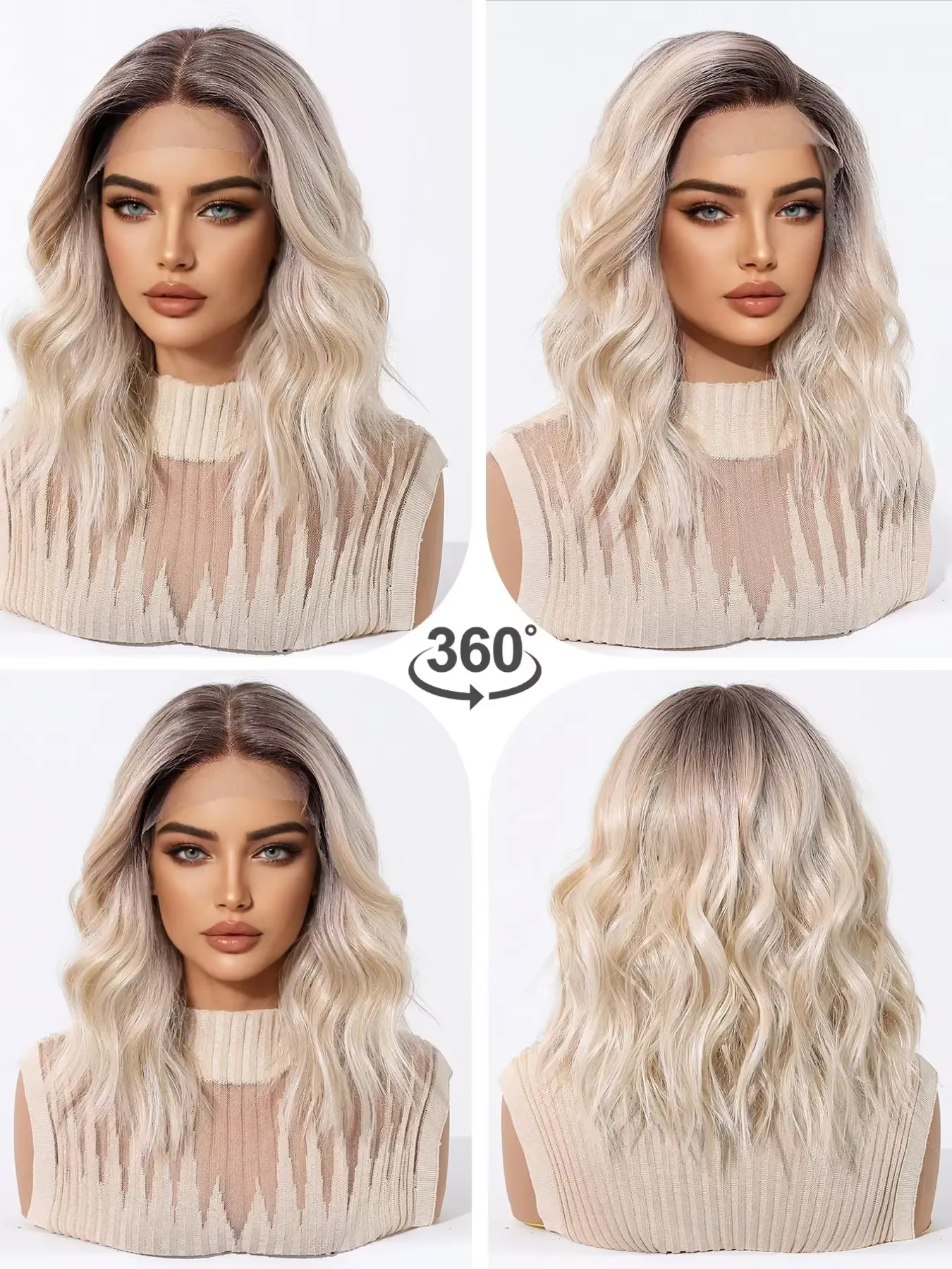 Perruque Courte Topshe 13x6 HD Lace Front