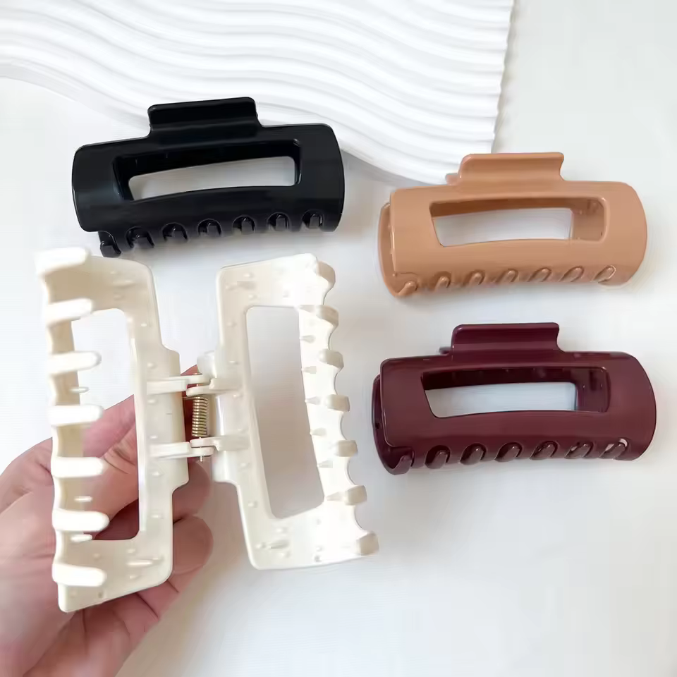 Pince à cheveux souple en Silicone