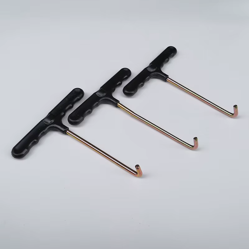 Outil de rainure de ressort de tramimmersion, crochet en T, extracteur d'extracteur de cheville de tente, 1PC