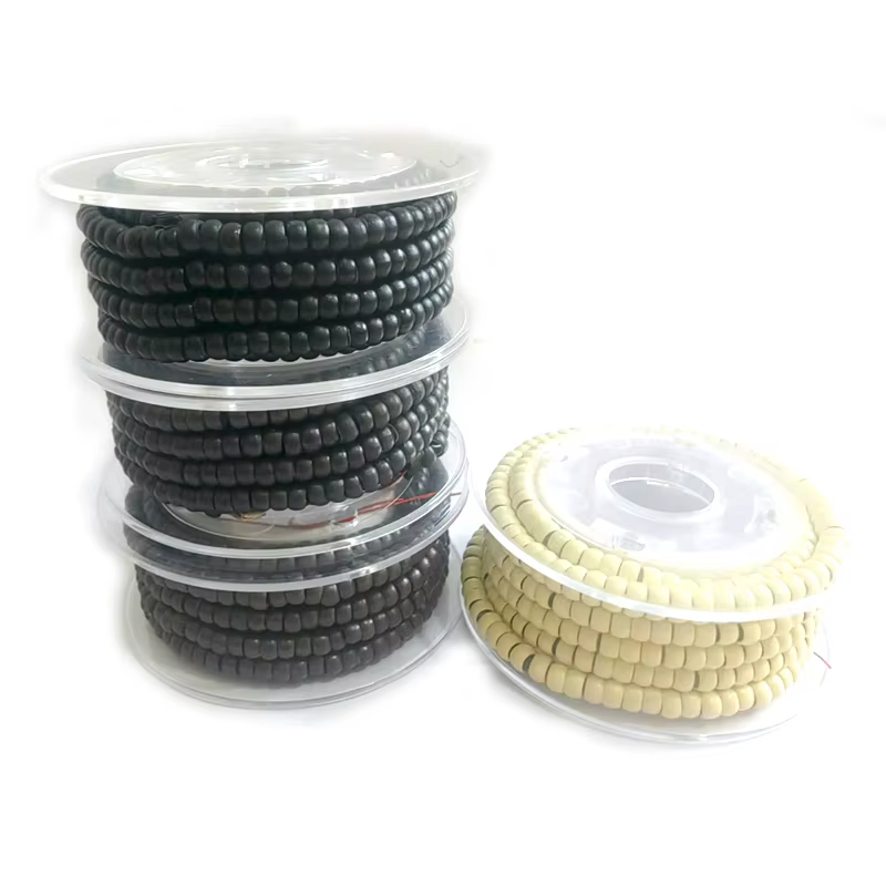 500 pièces Extension de cheveux préchargés Nano anneaux perles doublées de Silicone 4.0x2.0x2.5mm taille