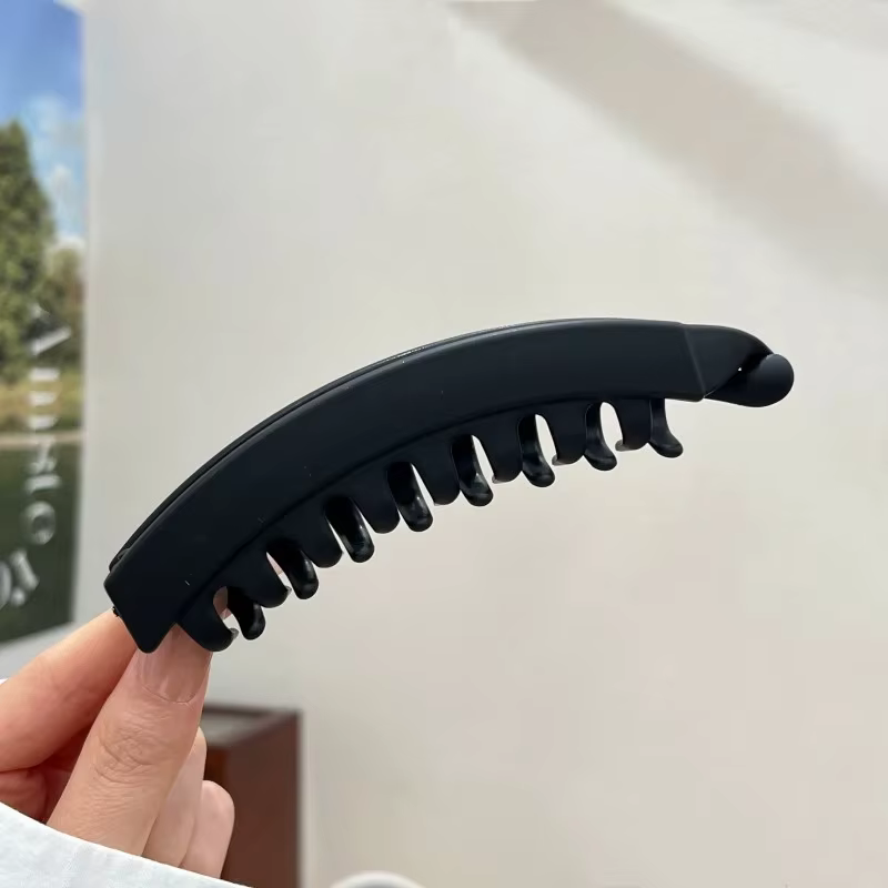 Pinces à cheveux couleur unie pince banane épingle