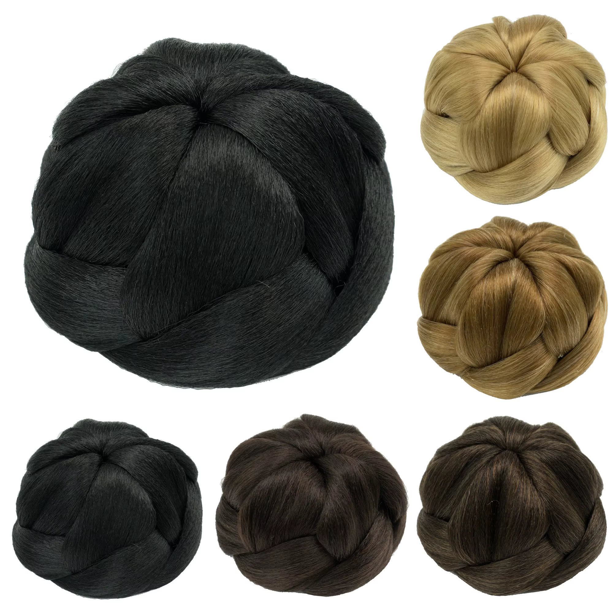 Chignon tressé pour séparés euse