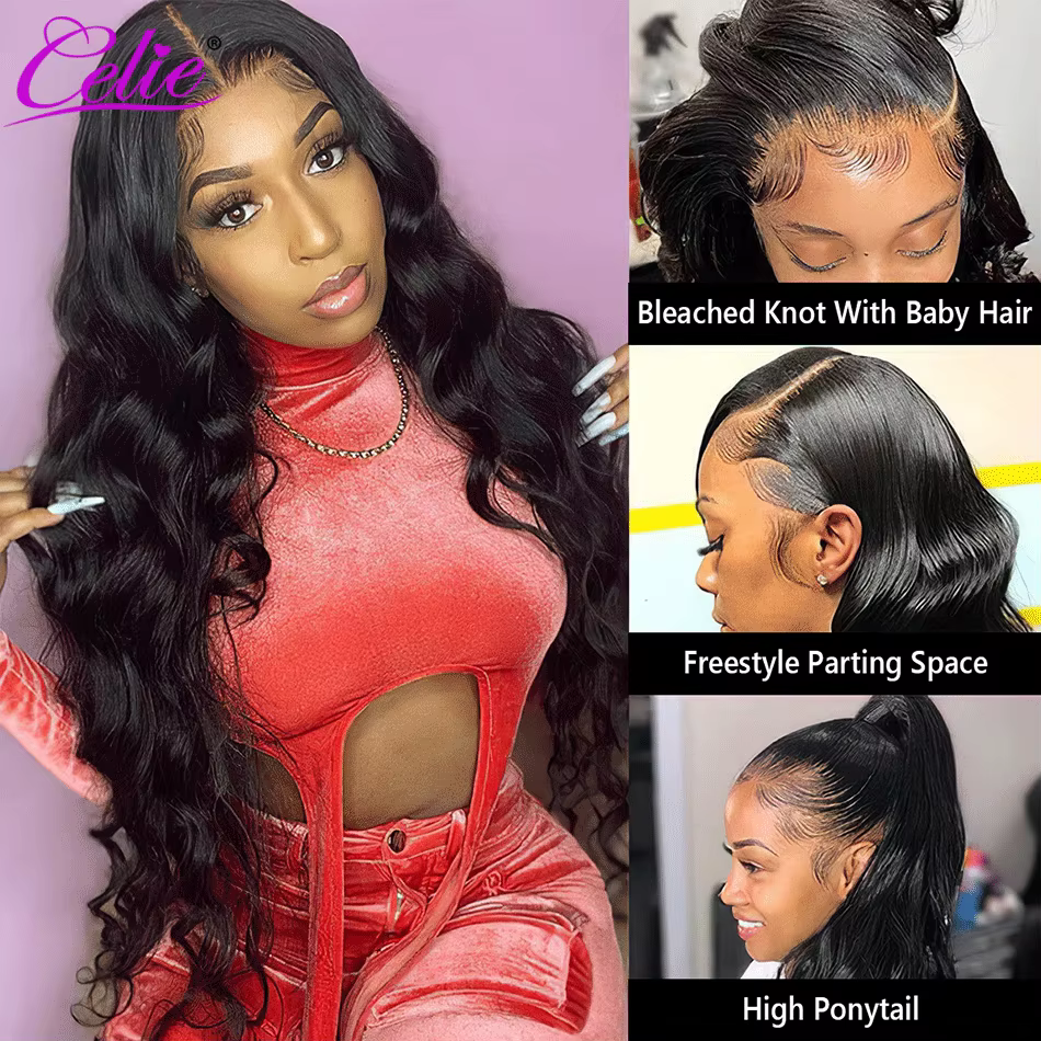 Celie-Perruque Lace Front Wig Body Wave Naturelle