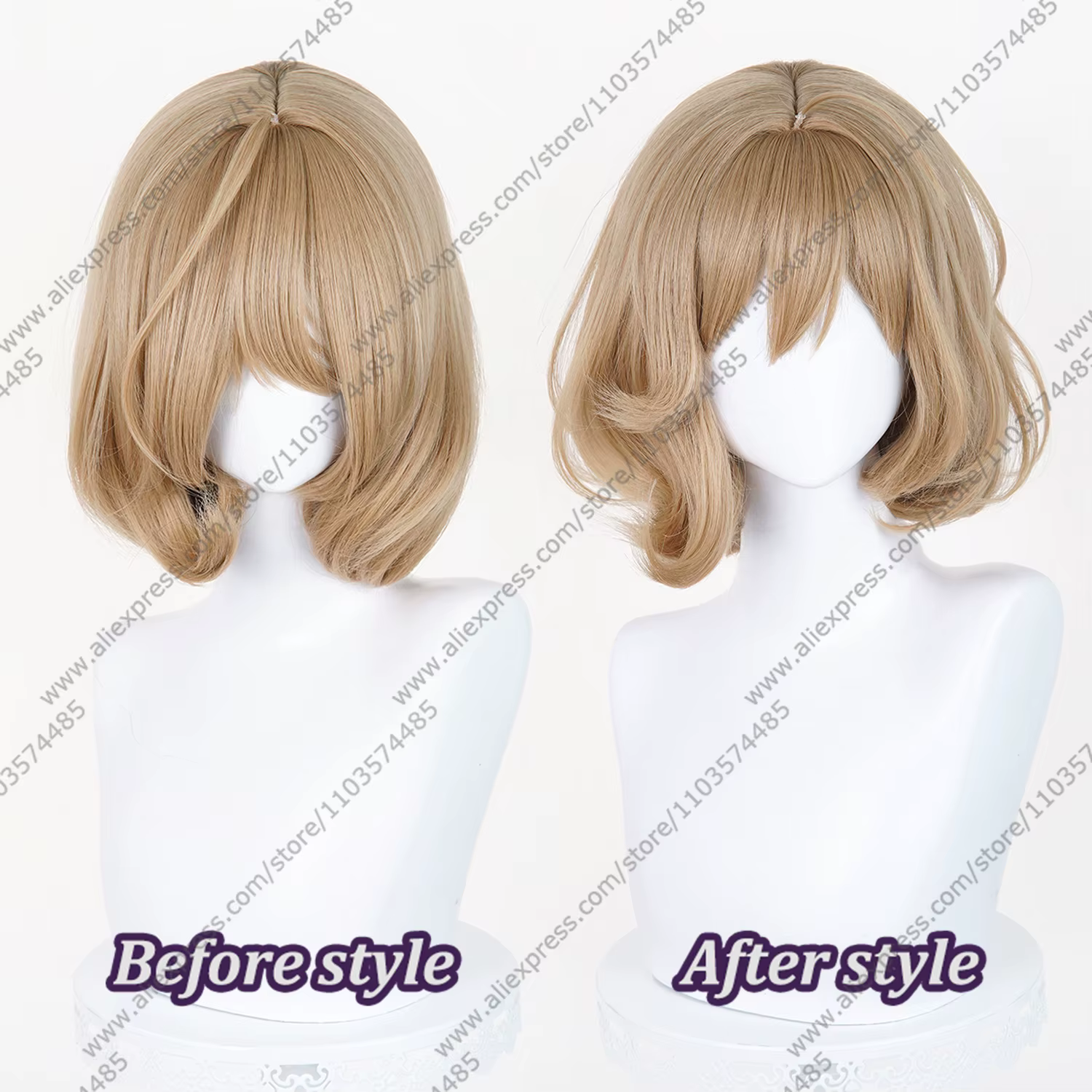Perruque de cosplay NIKKE Anis