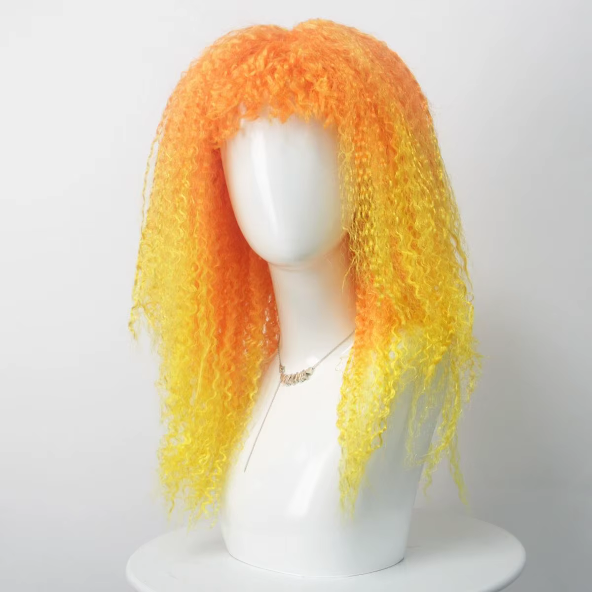 Perruque en Fiber synthétique multicolore