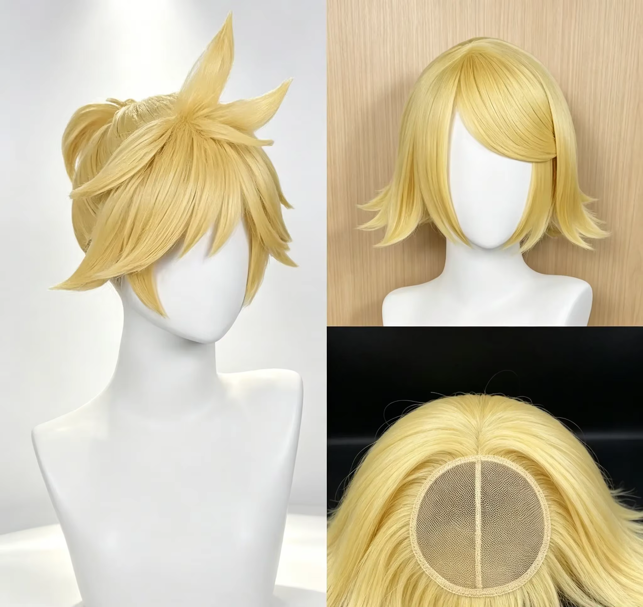 Nouvelle perruque de cosplay Rin Len 2026 de haute qualité