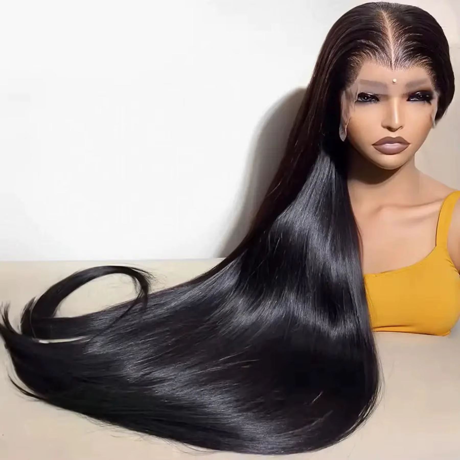 Perruque Lace Front Wig synthétique 13x4x1