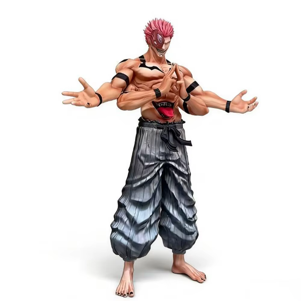 Figurine Sukuna Ryomen Sukuna 20CM Anime Jujutsu Kaisen, Modèle de Golf sur Pied pour Bureau, Jouet de Collection, Ornements en PVC