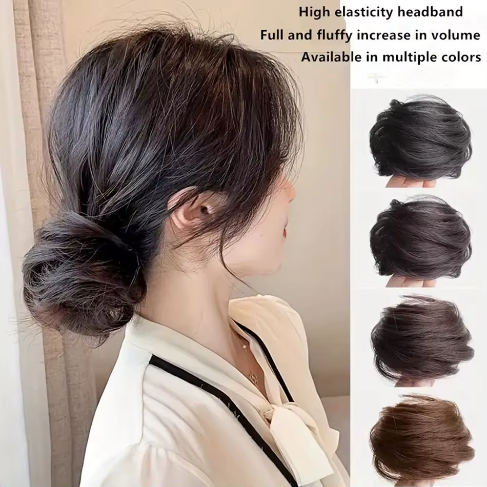 Perruque Updo synthétique facile à porter