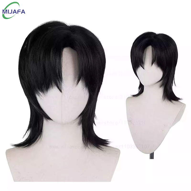 Haute qualité amour et espace profond Rafayel Zayne Xavier Cosplay perruque 30 cm cheveux courts Anime